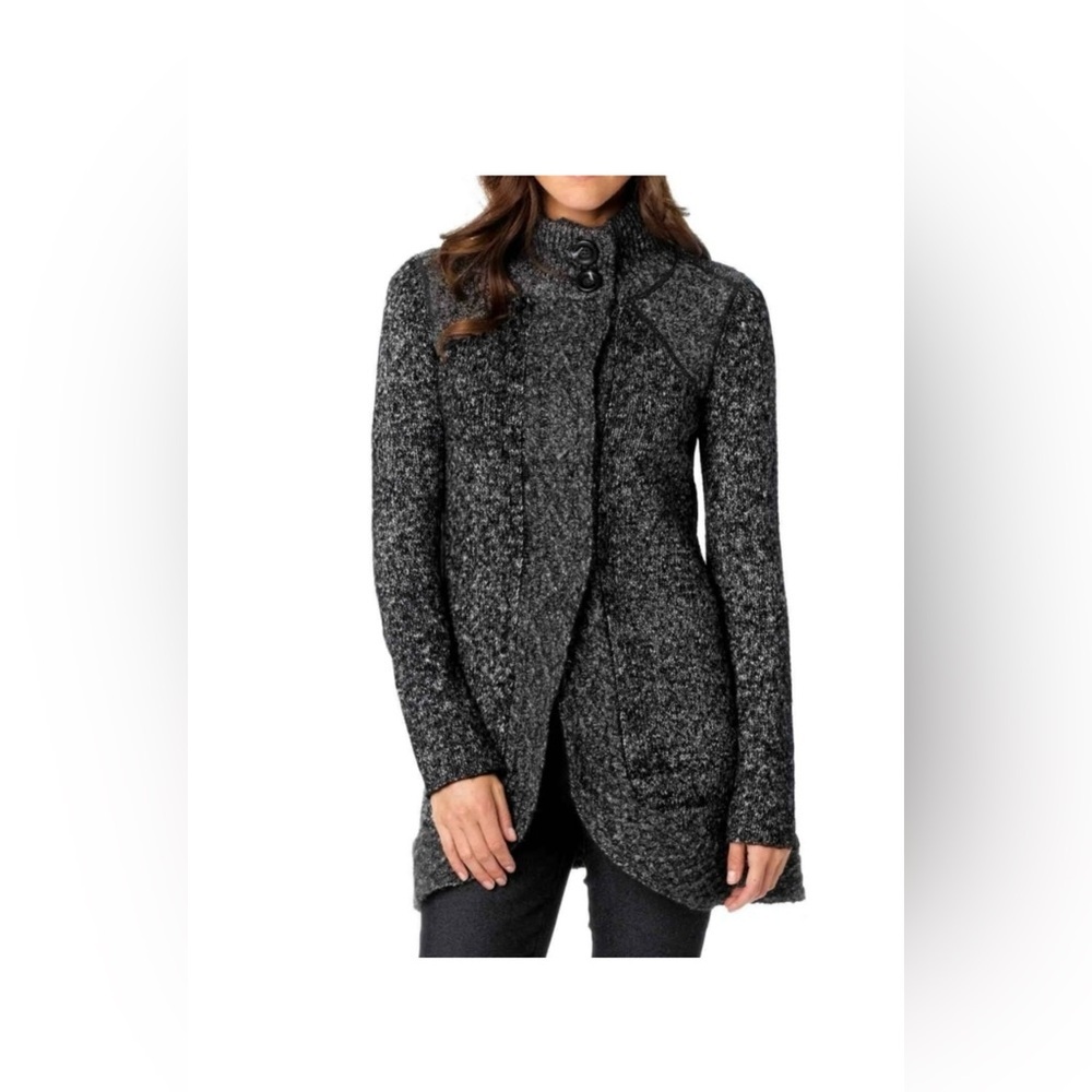 Prana Black Cardigan Sweater